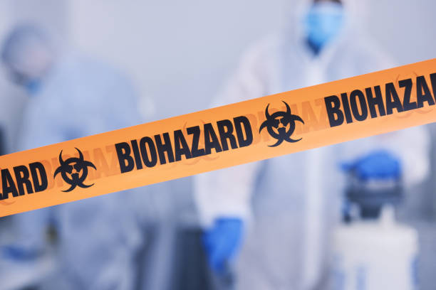 Professional Biohazard Cleanup technician working in Alamo, TN